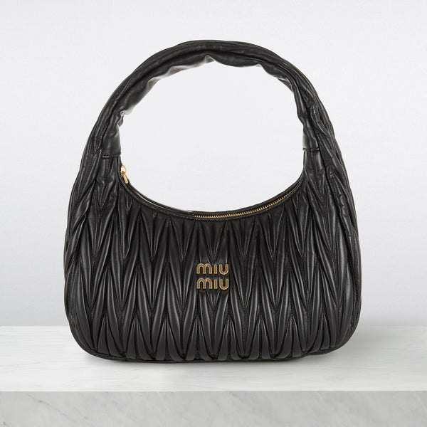 Mi*mi* Wander matelassé hobo Shoulder bag Mini&Small Handbag