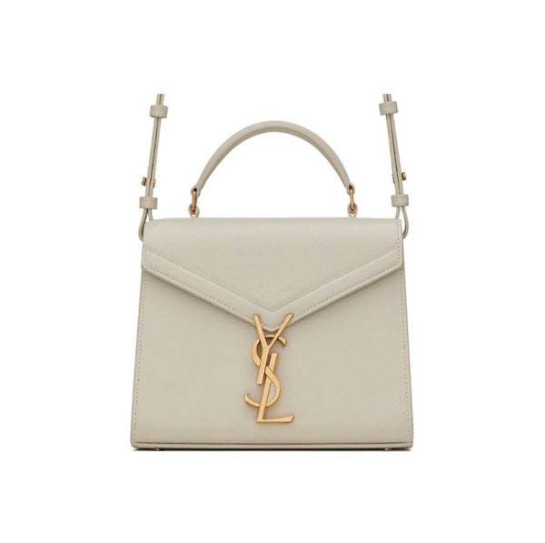 Y*L Saint Laurent Mini Cassandra Shoulder Bag Beige