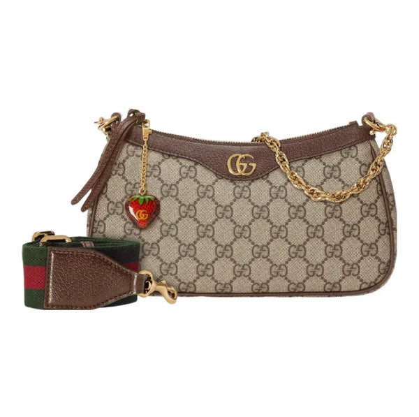 GU**C OPIDIA MONOGRAM HANDBAG SHOULDER BAG*