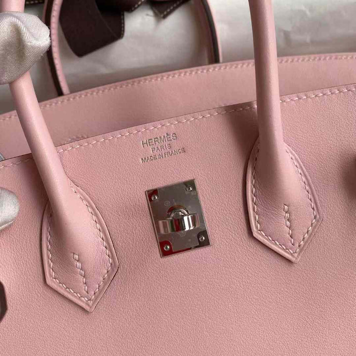 Hermes Birkin 25 HandBag Rose Eglantine Epson Calfskin